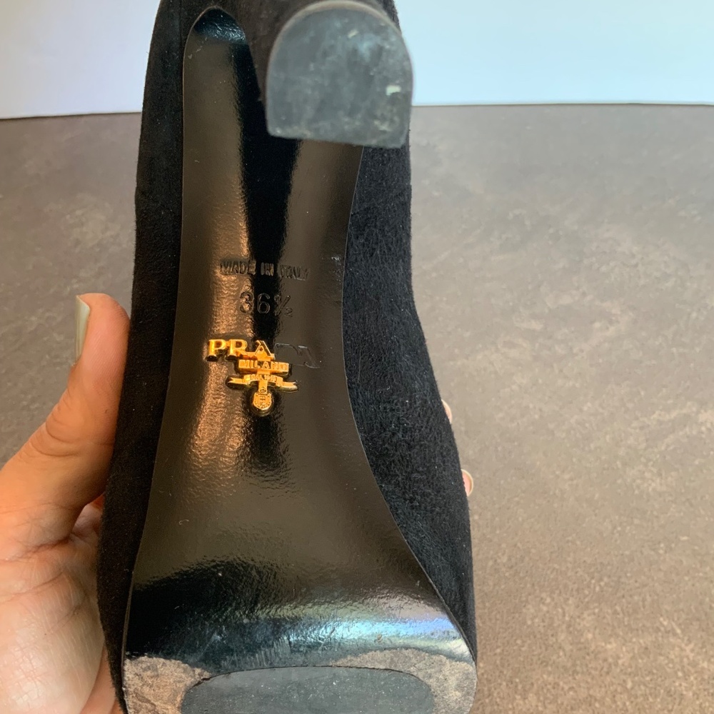 PRADA Black High Heel Booties - Picture 12 of 14